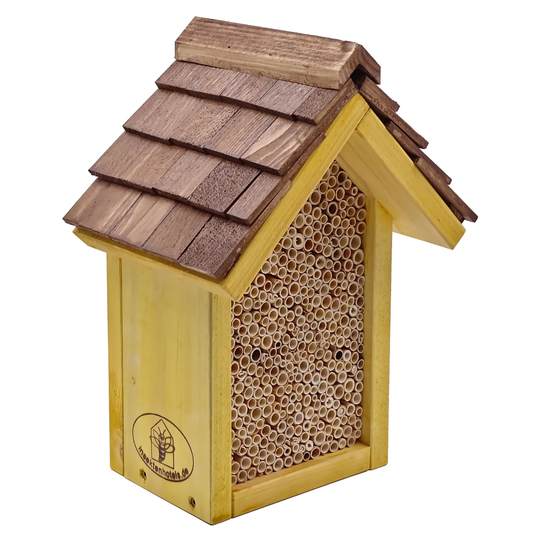 Insektenhotel zur Mini-Bienenkönigin in Fichte