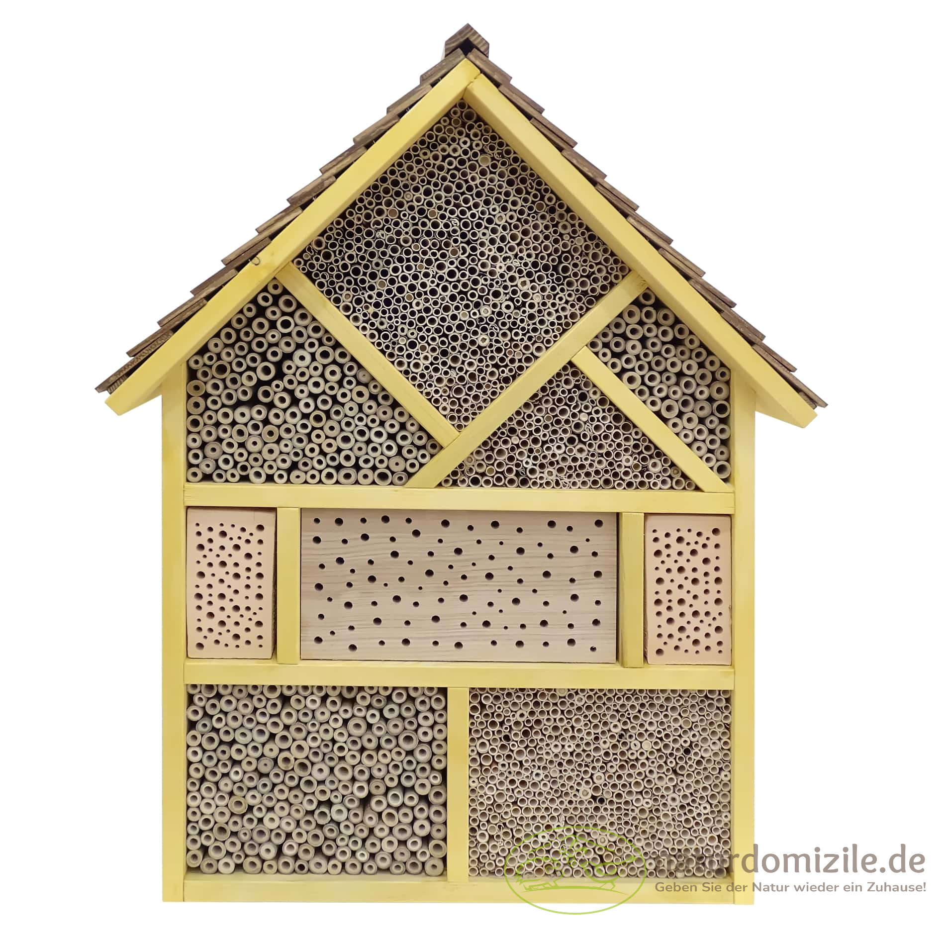 Insektenhotel zur Bienenkönigin in Fichte